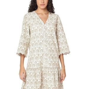 Women's Cotton A-Line Knee-Length Dress