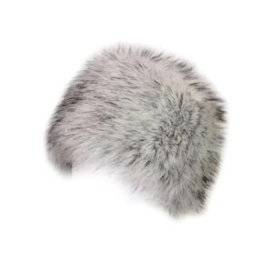 MERISHOPP Winter Faux Fur Hat Headwear Motorcycle Windproof Cossack Russian Ski Cap White Black|Clothing Shoes & Accessories|Womens Accessories|Hats