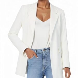 Womens Long Sleeve Blazers Business Casual Solid Lightweight Suit Jacket Office Blazer